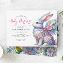 Recherche de lapin de pâques mignon invitations Rose