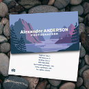 Recherche de photographie paysage cartes visite Freelance