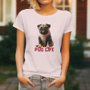 Recherche de pug tshirts Amoureux des chiens