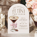 Recherche de martini anniversaire invitations Bit tini plus vieux