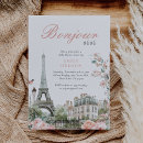 Recherche de paris baby shower invitations Bonjour