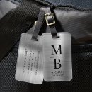 Recherche de monogramme bagages étiquettes Moderne