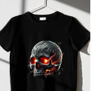 Recherche de crâne rouge tshirts Rétro