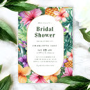Recherche de luau bridal shower invitations Floral