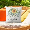 Recherche de tournesol coussins Floral