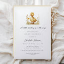 Recherche de canard baby shower invitations Neutre