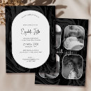 Recherche de texture marbre invitations Noir et blanc
