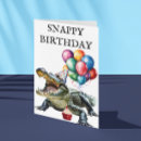 Recherche de crocodile vœux cartes D'anniversaire