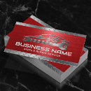 Recherche de voiture rouge cartes visite Auto