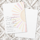 Recherche de soleil baby shower invitations Pour elle
