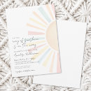 Recherche de soleil baby shower invitations Pour elle