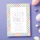 Recherche de dîner de pâques invitations Pastel