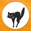 Recherche de chat halloween autocollants Éffrayant
