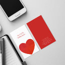 Recherche de coeur romantique cartes visite Toute personne