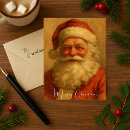 Recherche de père noël nostalgique cartes postales Rétro