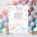 Recherche de de licorne invitations Licorne arc en ciel