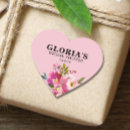 Recherche de fleur cœur autocollants Romantique