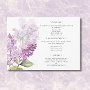 Recherche de lavande 11x16 invitations Aquarelle