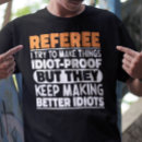 Recherche de arbitre drôle tshirts Juge