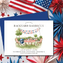Recherche de bbq cartes invitations Patriotique