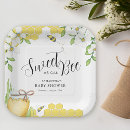 Recherche de fleurs blanches assiettes en papier Maman à être