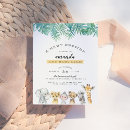 Recherche de palm baby shower invitations Aquarelle