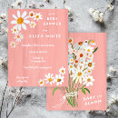 Recherche de bouquet de marguerite invitations Aquarelle