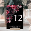 Recherche de blanc noir rouge mariage table cartes Couple