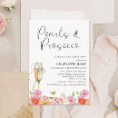 Recherche de florale de perle invitations Mariés