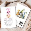 Recherche de dino baby shower invitations Invités