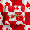 Recherche de drapeau du canada papier cadeau Feuille