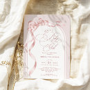 Recherche de ribbon baby shower invitations Arc rose