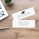 Recherche de élèves cartes visite Minimaliste