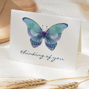 Recherche de peintures bleues de papillon vœux cartes Nature