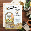 Recherche de outils de jardinage invitations Aquarelle