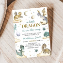 Recherche de le dragon invitations Conte de fées
