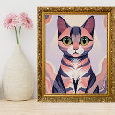 Recherche de chats colorés posters Mignon