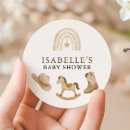 Recherche de cheval occidental autocollants Baby shower occidental