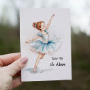 Recherche de remerciements de professeur vœux cartes Danseuse