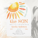 Recherche de sun baby shower invitations Bohème