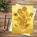 Recherche de tournesols van gogh cartes postales Jaune