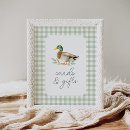 Recherche de chasse de canard posters Baby shower canard