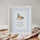 Recherche de bleu canard posters Baby shower canard