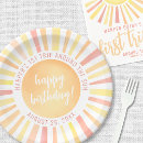 Recherche de soleil assiettes Pour enfants