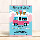Recherche de ice cream 1ans anniversaire invitations Voici le scoop