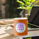 Recherche de logo orange tasses Votre logo ici