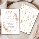 Recherche de papillons et de fleur Baby shower papillon