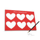 Recherche de coeurs blancs blocsnotes Romantique