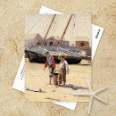 Recherche de palourdes cartes postales Océan