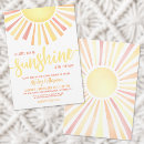 Recherche de soleil baby shower invitations Pour elle